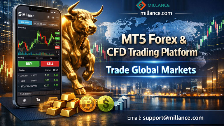Millance MT5 Forex & CFD Trading Platform – Trade Global Markets with Confidence