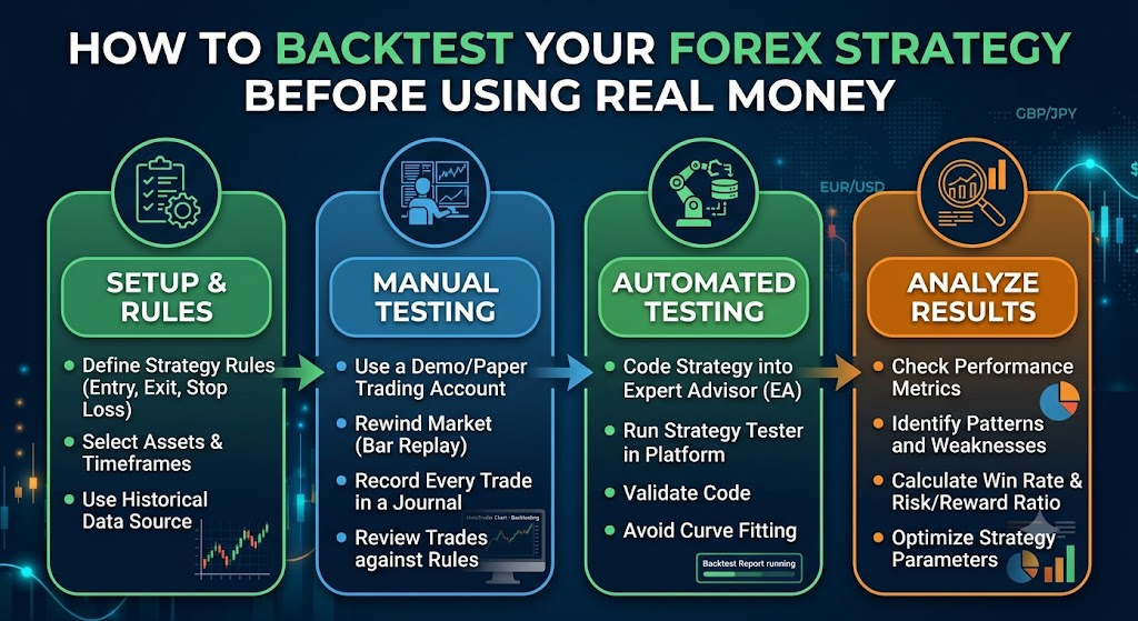 How to Backtest This Forex Strategy Before Using Real Money 