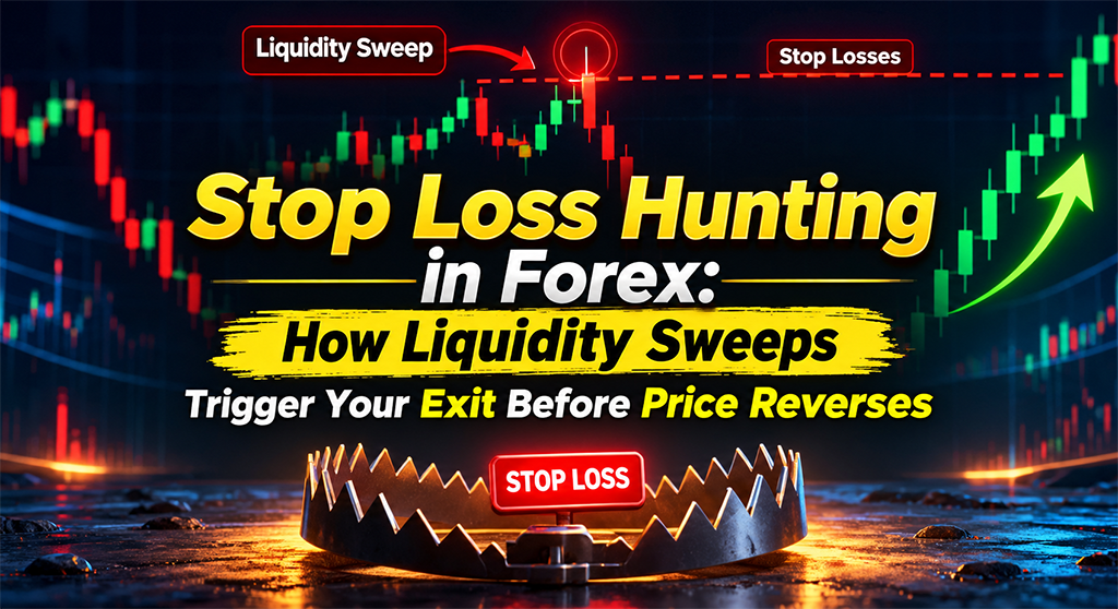 Stop Loss Hunting in Forex: How Liquidity Sweeps Trigger Your Exit Before Price Reverses